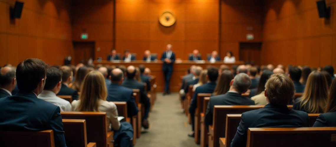 Inside a Courtroom: The Seriousness of Legal Proceedings